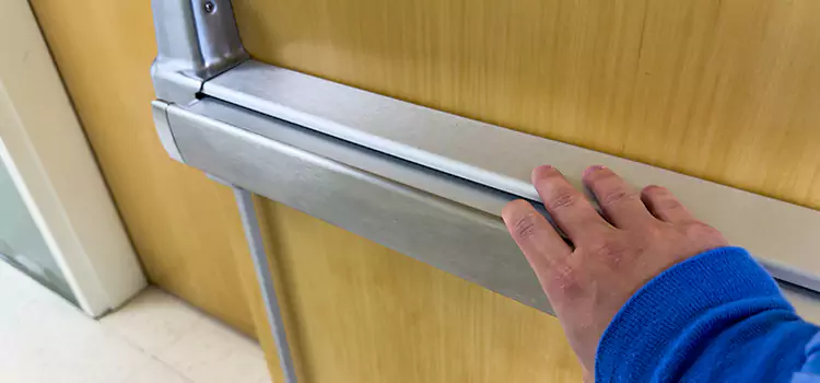 Installing a Push Bar on a Door Turlock